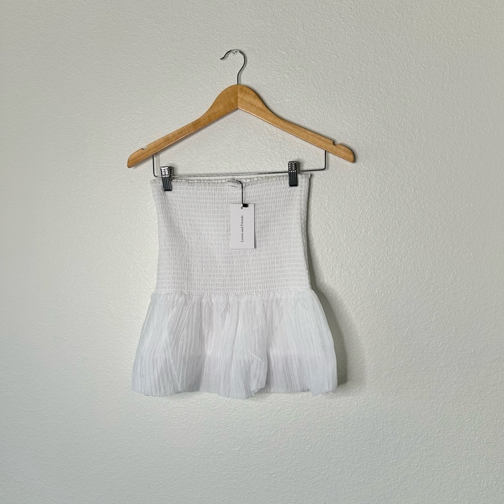 Lovers + Friends Crisp White Puff Sleeve Blouse - Picture 5 of 13